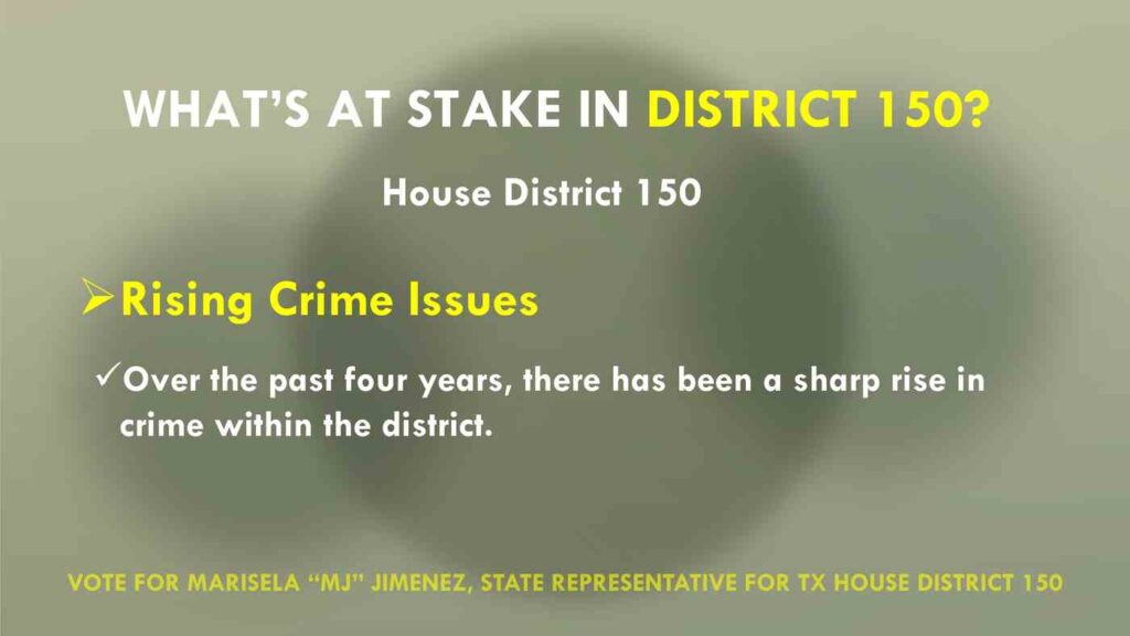 Marisela Jimenez for House District 150, Houston / Harris County Texas