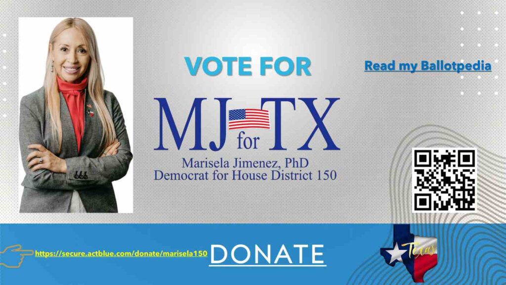 Marisela Jimenez for House District 150, Houston / Harris County Texas